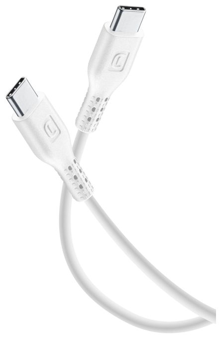 Stecker USB C auf USB C bis 60 W 2 m  Power Cable (Weiß) 
