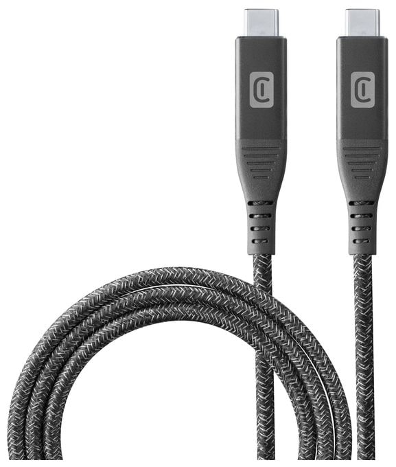 10 Gbit/s Stecker USB C auf USB C bis 100 W 1 m  Power Cable (Schwarz) 