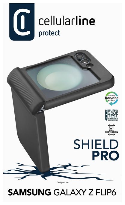 Cover für Samsung Galaxy Z Flip6  Shield Pro (Schwarz) 