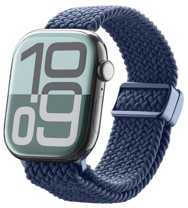 Armband 8 mm Watch 38/40/41/42 (SER.10) mm  Soft Band (Blau) 