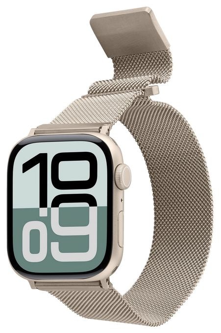 Armband 0 mm Apple Watch 42/44/45/49 mm  Steel Band (Beige) 