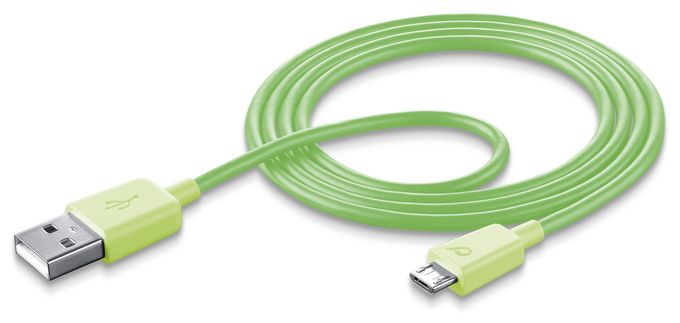 Stecker USB A auf Micro-USB B 1 m  Stylecolor Cable (Grün) 