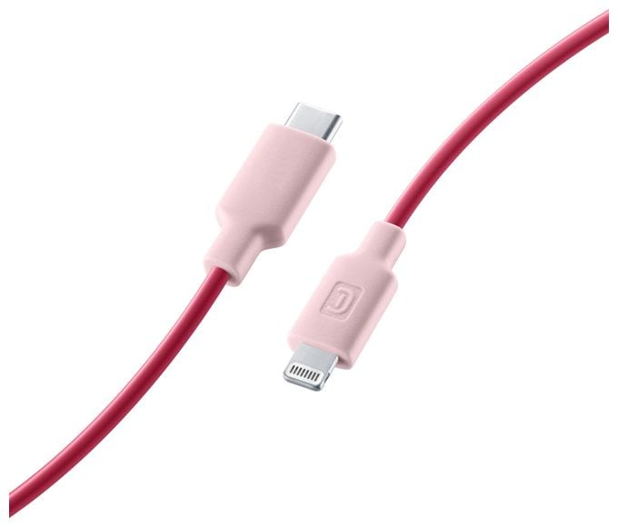 Stecker Lightning auf USB C bis 30 W 1 m  Stylecolor Cable (Pink) 