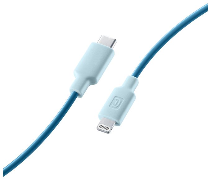 Stecker Lightning auf USB C bis 30 W 1 m  Stylecolor Cable (Blau) 