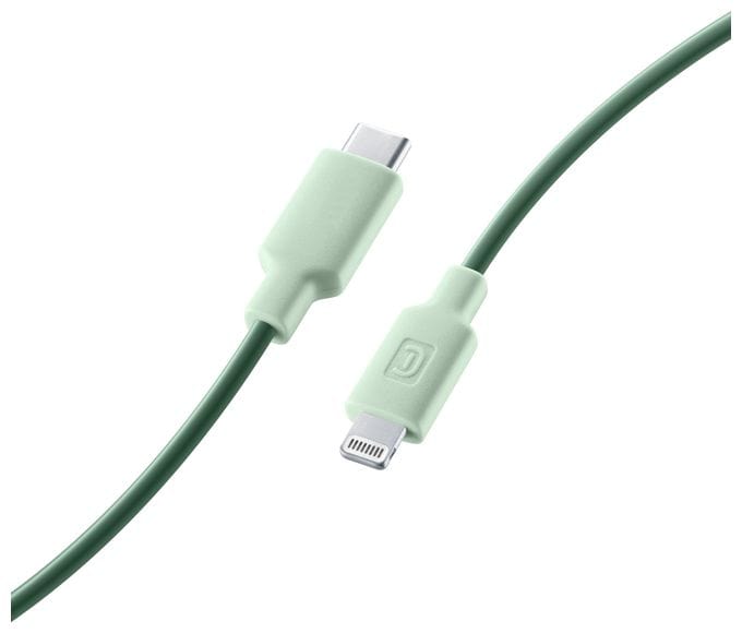 Stecker Lightning auf USB C bis 30 W 1 m  Stylecolor Cable (Grün) 