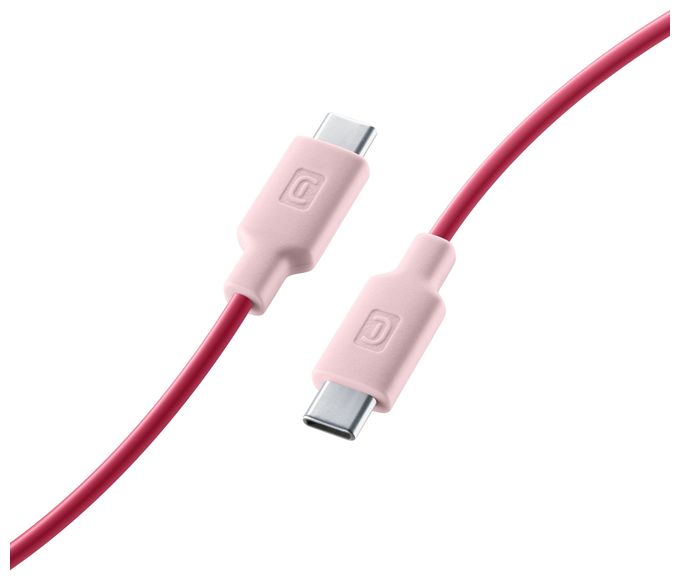 Stecker USB C auf USB C bis 60 W 1 m  Stylecolor Cable (Pink) 