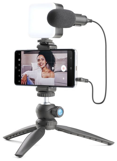  Vlogger Kit Universal (Schwarz) 