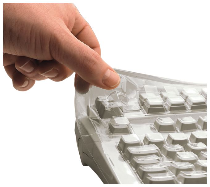 Tastatur  6155139 WetEx Tastatur-Abdeckung (Transparent) 