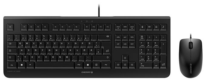 Büro Tastatur USB  DC2000 (Schwarz) 