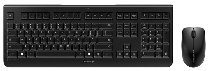Universal Tastatur RF Wireless 2.4 - 2.483 GHz  DW3000 (Schwarz) 