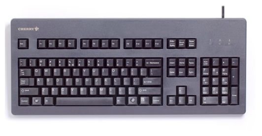 Tastatur USB + PS/2  G80-3000 (Schwarz) 