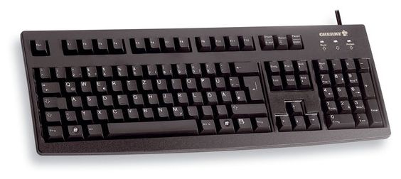 Universal Tastatur USB  G83-6104 (Schwarz) 