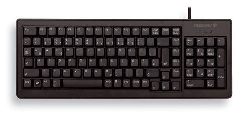 Universal Tastatur USB  G84-5200 (Schwarz) 