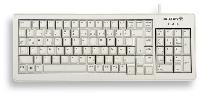 Büro Tastatur USB + PS/2  G84-5200 Complete (Grau) 