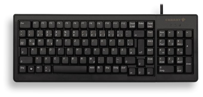 Büro Tastatur USB  G84-5200 Complete (Schwarz) 