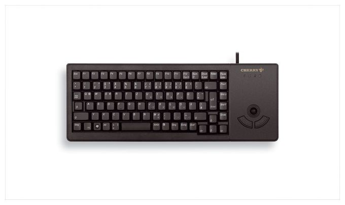 Universal Tastatur USB  G84-5400 Trackball (Schwarz) 