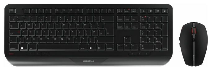 Heimbüro Tastatur RF Wireless 2.4 GHz  Gentix Desktop (Schwarz) 