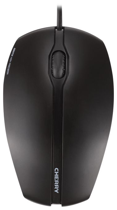 GENTIX Kabelgebundene Maus, Schwarz, USB 