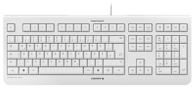 Büro Tastatur USB  KC1000 (Grau) 