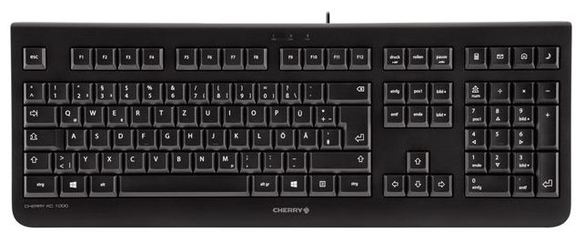 Home Tastatur USB  KC1000 (Schwarz) 