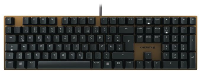 Universal Tastatur USB  KC200 MX (Schwarz, Bronze) 