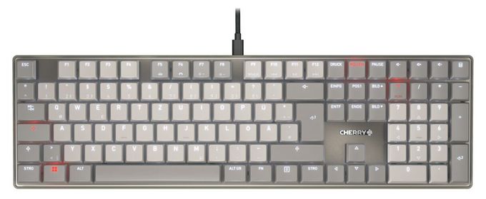 Heimbüro Tastatur USB  KC500MX LP (Grau) 