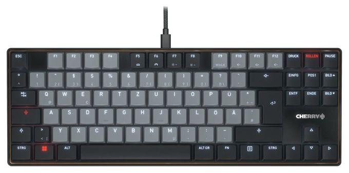 Heimbüro Tastatur USB  KC500MX LP TKL (Schwarz, Grau) 