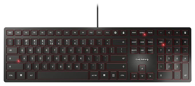 Universal Tastatur USB  KC6000 Slim (Schwarz) 