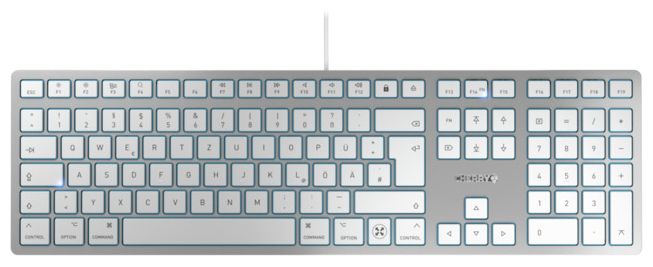 Universal Tastatur USB  KC6000C für Mac (Silber) 