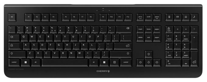 Universal Tastatur RF Wireless 2.4 GHz  KW3000 (Schwarz) 