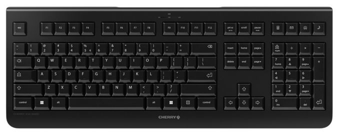 Universal Tastatur RF Wireless 2.4 -2.4835 GHz  KW3000 (Schwarz) 