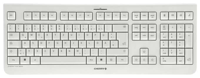 Universal Tastatur RF Wireless 2.4 -2.4835 GHz  KW3000 (Weiß) 
