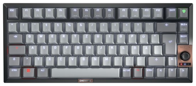 LED Home Tastatur USB + Bluetooth (Schwarz, Kupfer, Grau) KW300MX 