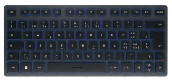 Universal Tastatur Bluetooth  KW7100 Mini (Blau) 