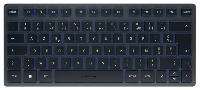 Universal Tastatur Bluetooth  KW7100 Mini BT (Blau) 