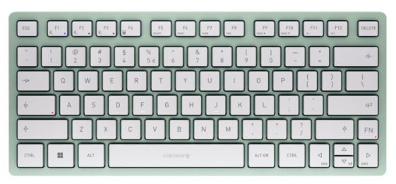 Universal Tastatur QWERTY Bluetooth  KW7100 Mini BT EU-Layout (Mint) 