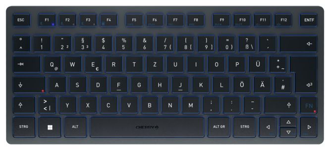 Universal Tastatur Bluetooth  KW7100 MiniBT (Blau) 