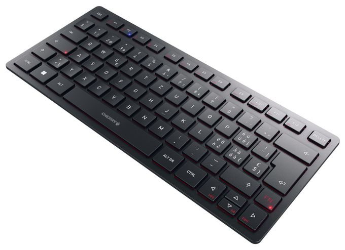 Universal Tastatur USB + RF Wireless + Bluetooth 2.4 GHz  KW9200 Mini (Schwarz) 