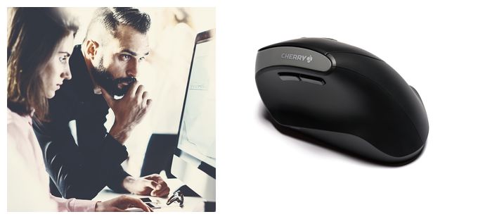 1200 DPI Büro Maus Optisch  MW4500 (Schwarz) 