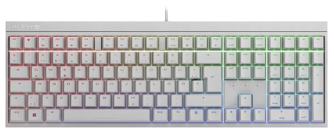 RGB-LED Gaming Tastatur USB  MX2.0S (Weiß) 