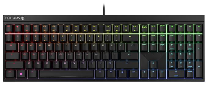 RGB-LED Gaming Tastatur USB  MX2.0S RGB (Schwarz) 