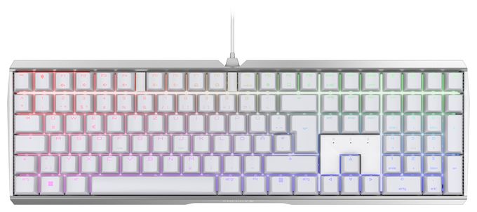 RGB-LED Gaming Tastatur USB  MX3.0S RGB (Weiß) 