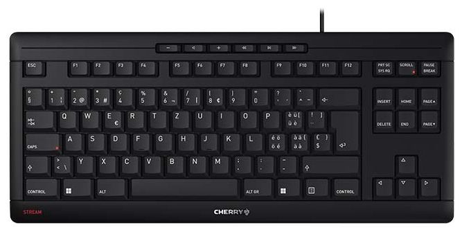 Universal Tastatur USB  Stream TKL (Schwarz) 
