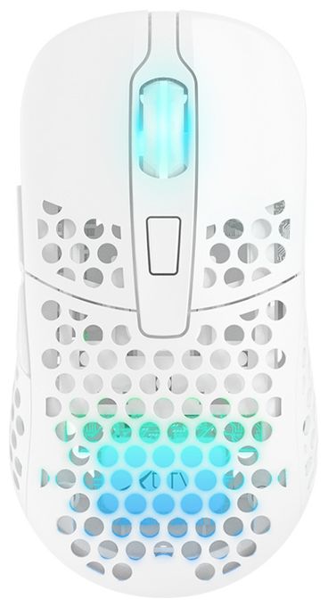 19000 DPI Gaming Maus Optisch  M42 RGB (Weiß) 