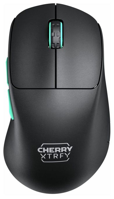 26000 DPI Gaming Maus  M64 Wireless (Schwarz, Türkis) 