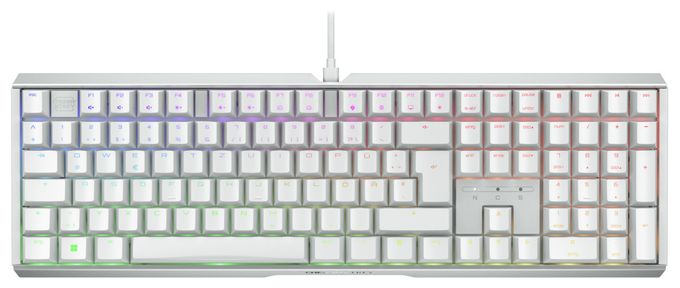 RGB-LED Gaming Tastatur USB  MX3.1 (Weiß) 