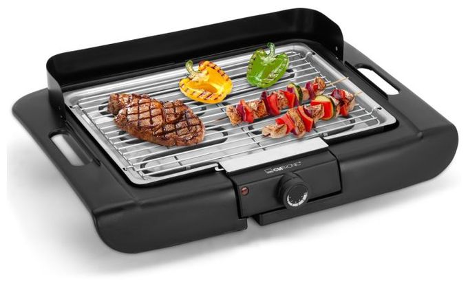 2000 W mit 360 x 250 mm Fläche  BQ3841 Tischgrill (Schwarz) 