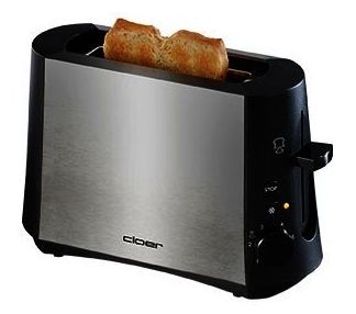 Toaster 1 Scheibe(n)  3890 Mini- (Schwarz, Edelstahl) 