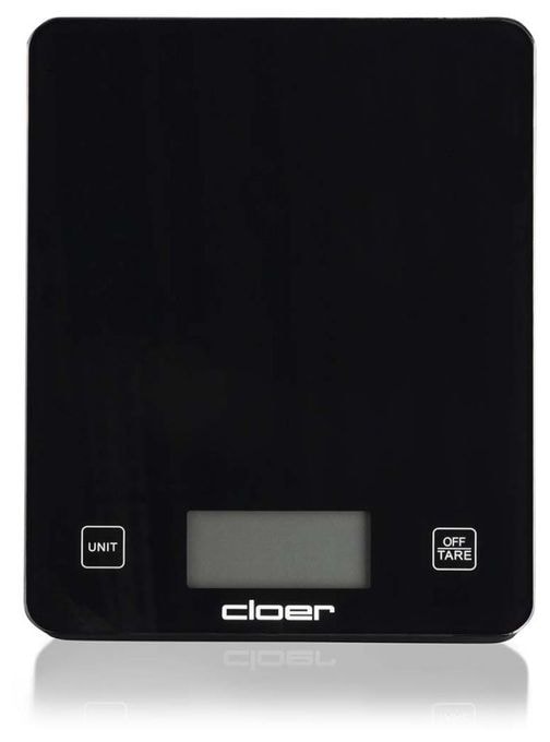 Elektronische Küchenwaage bis 10 kg Genauigkeit 5 g  6870 (Schwarz) 