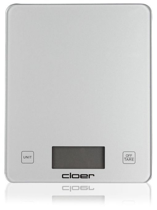 Elektronische Küchenwaage bis 10 kg Genauigkeit 5 g  6871 (Weiß) 
